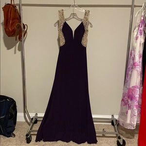 Dark plum pageant/prom dress!